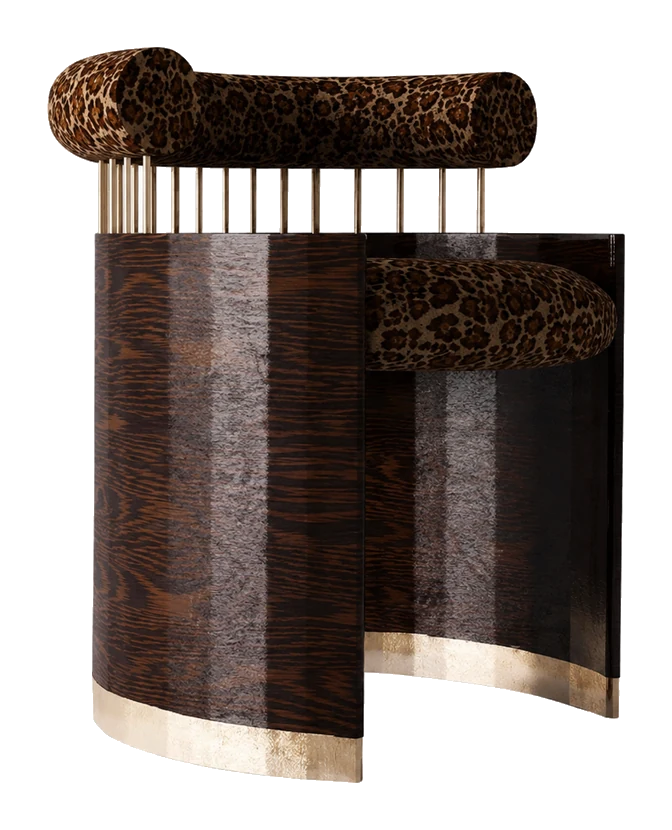 Leopard Accent Chair